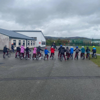 Cycling in 5th class!! 