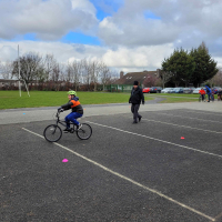 Cycling in 5th class!! 