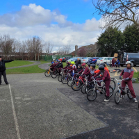 Cycling in 5th class!! 