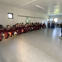 Senior Boys Football Team Visit Roadstone