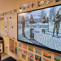 Learning about The Great Famine in 5th class 